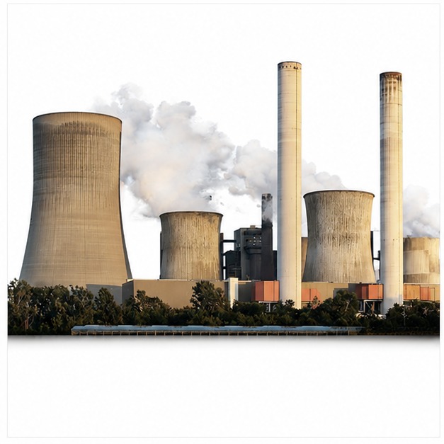 Industrial FRP cooling tower with moulded casing panels