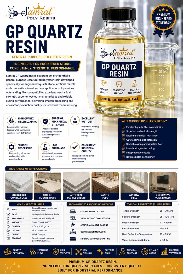 GP Quartz Resin को उत्पादन तस्बिर