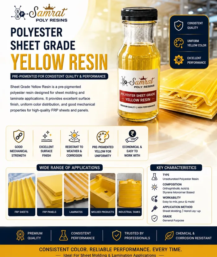 Sheet Grade Yellow Resin product image