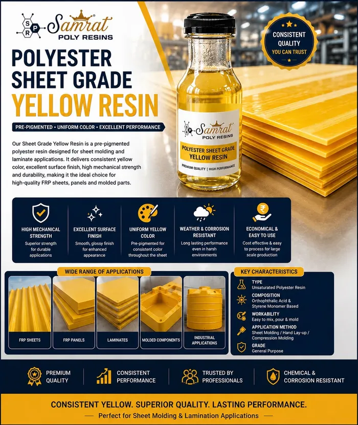 Sheet Grade Yellow Resin product image